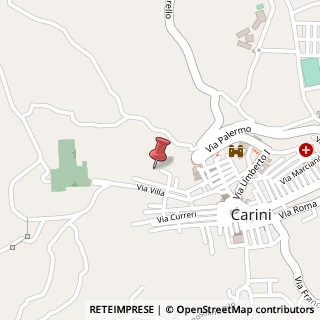 Mappa Via Rione Sofia,  7, 90133 Carini, Palermo (Sicilia)