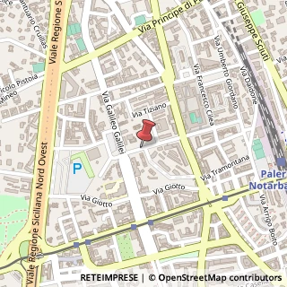 Mappa Via borremans guglielmo 38, 90145 Palermo, Palermo (Sicilia)