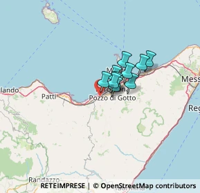 Mappa Via Stazione, 98050 Terme Vigliatore ME, Italia (7.77545)