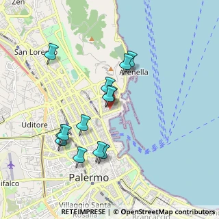 Mappa Via Amilcare Barca, 90124 Palermo PA, Italia (1.96385)