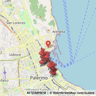 Mappa Via Amilcare Barca, 90124 Palermo PA, Italia (1.98231)