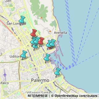 Mappa Via Amilcare Barca, 90124 Palermo PA, Italia (1.70909)