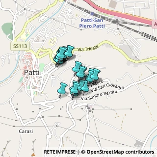 Mappa Piazzale Antonio Lai, 98066 Patti ME, Italia (0.28966)