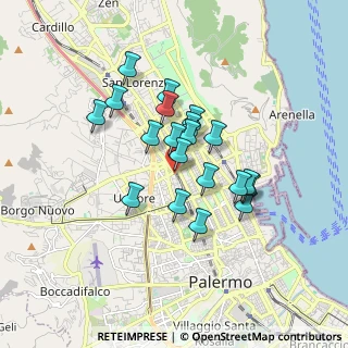 Mappa Largo Montalto, 90144 Palermo PA, Italia (1.507)