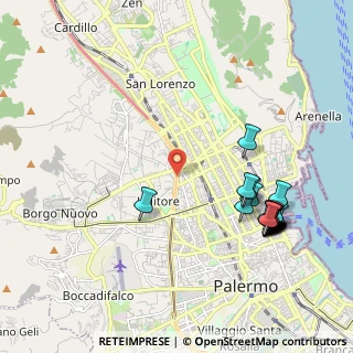 Mappa 90145 Palermo PA, 90145 Palermo PA, Italia (2.628)