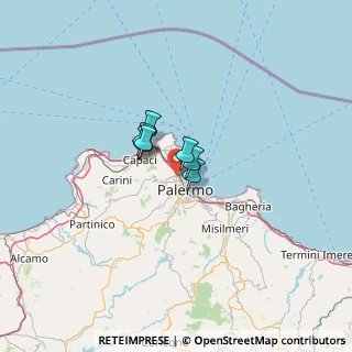 Mappa 90145 Palermo PA, 90145 Palermo PA, Italia (43.3005)