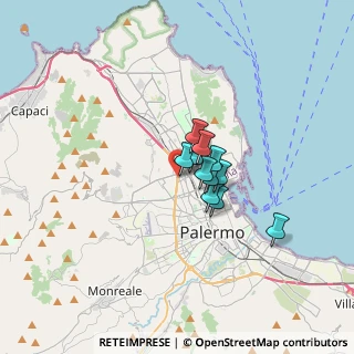 Mappa 90145 Palermo PA, 90145 Palermo PA, Italia (2.05909)