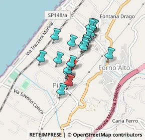 Mappa SP 148, 98071 Capo d'Orlando ME (0.3675)