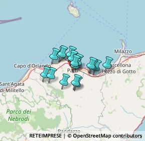 Mappa Via XX Settembre, 98066 Patti ME, Italia (7.97353)