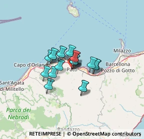 Mappa Via XX Settembre, 98066 Patti ME, Italia (8.23)