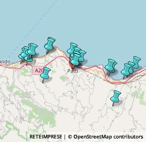 Mappa Via XX Settembre, 98066 Patti ME, Italia (7.856)