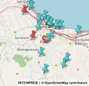Mappa Vicolo Palmeri, 98066 Patti ME, Italia (2.124)