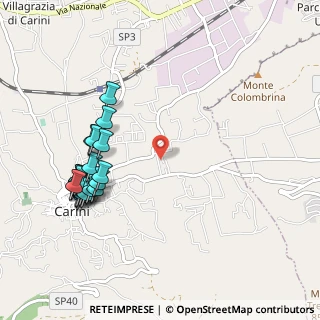 Mappa Via La Spezia, 90044 Carini PA, Italia (1.2665)