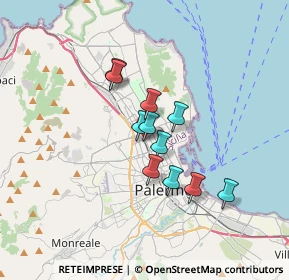Mappa Via Pietro Ruzzolone, 90144 Palermo PA, Italia (2.7)