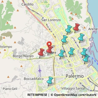 Mappa Via Vincenzo Marchesano, 90145 Palermo PA, Italia (2.37455)