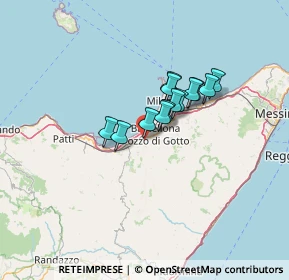 Mappa Vicolo III Colonna, 98051 Barcellona Pozzo di Gotto ME, Italia (9.35692)