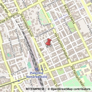Mappa Via Morello Nunzio, 40, 90144 Palermo, Palermo (Sicilia)
