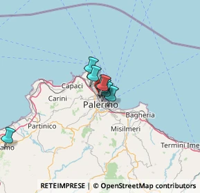 Mappa Via, 90100 Palermo PA, Italia (18.78455)