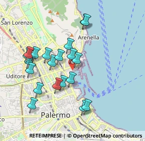 Mappa Banchina Puntone, 90133 Palermo PA, Italia (2.0195)