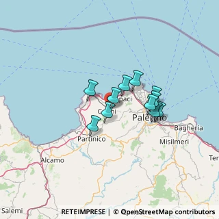 Mappa Via Torretta, 90044 Carini PA, Italia (10.59818)