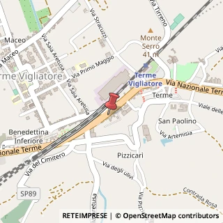 Mappa Via Nazionale Terme, 309, 98050 Terme Vigliatore, Messina (Sicilia)