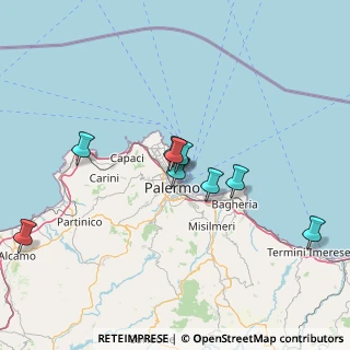 Mappa Via Leonardo Vigo, 90142 Palermo PA, Italia (35.12538)