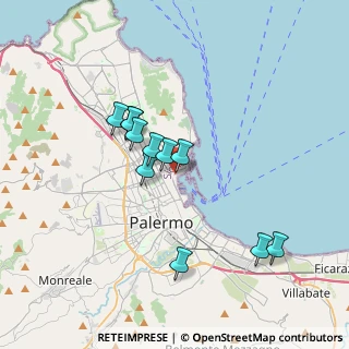 Mappa Via Leonardo Vigo, 90142 Palermo PA, Italia (3.41727)