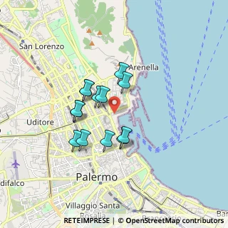 Mappa Via Leonardo Vigo, 90142 Palermo PA, Italia (1.47769)