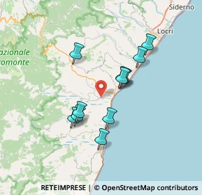 Mappa Contrada S.Ippolito, 89030 Benestare RC, Italia (6.52545)