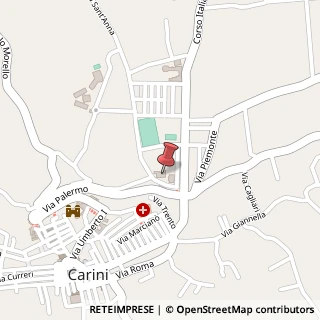 Mappa Via Sant'Anna, 1A, 90044 Carini, Palermo (Sicilia)