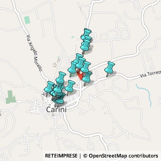Mappa Via Lazio, 90044 Carini PA, Italia (0.3835)
