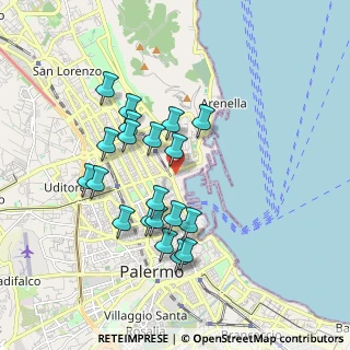 Mappa Via Dell' Arsenale, 90133 Palermo PA, Italia (1.849)