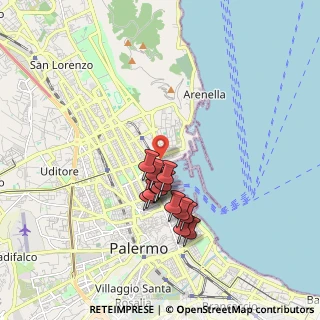 Mappa Via Dell' Arsenale, 90133 Palermo PA, Italia (1.63538)
