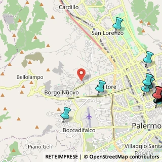 Mappa Via Giacinto Calandrucci, 90145 Palermo PA, Italia (4.1145)