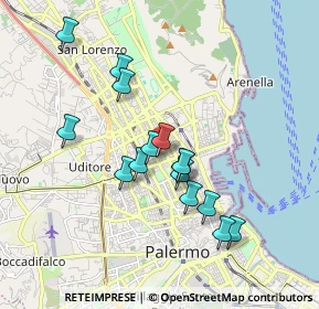 Mappa Via F. Petrarca, 90144 Palermo PA, Italia (1.79067)