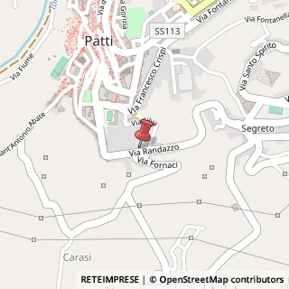 Mappa Via Randazzo, 33, 98066 Patti, Messina (Sicilia)