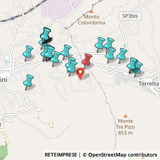 Mappa Via Libero Grassi, 90049 Terrasini PA, Italia (1.21538)
