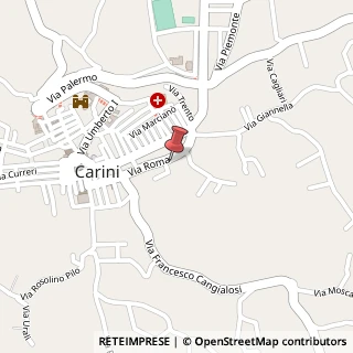 Mappa Via Roma, 2, 90044 Carini, Palermo (Sicilia)