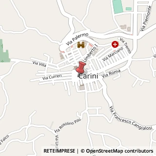 Mappa Via San Pietro, 5, 90044 Carini, Palermo (Sicilia)