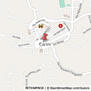 Mappa Piazza Duomo, 12, 90044 Carini, Palermo (Sicilia)