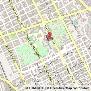 Mappa Via Ugo Marchese, 26, 90141 Palermo, Palermo (Sicilia)