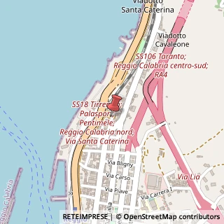 Mappa Via Vecchia Pentimele, 48, 89122 Reggio di Calabria, Reggio di Calabria (Calabria)
