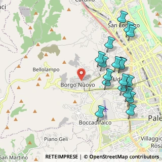 Mappa Largo Gibilmanna, 90135 Palermo PA, Italia (2.53667)