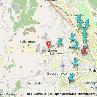 Mappa Largo Gibilmanna, 90135 Palermo PA, Italia (3.25923)