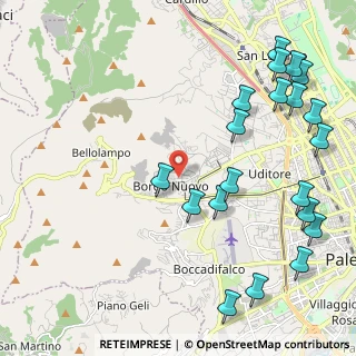 Mappa Largo Gibilmanna, 90135 Palermo PA, Italia (3.0885)