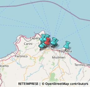 Mappa 90145 Palermo PA, Italia (5.55818)