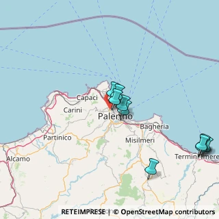 Mappa 90145 Palermo PA, Italia (22.04636)