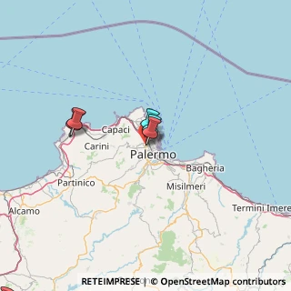 Mappa 90145 Palermo PA, Italia (46.26455)