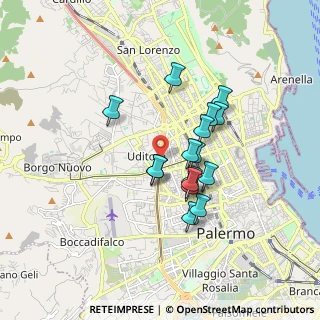 Mappa 90145 Palermo PA, Italia (1.53438)