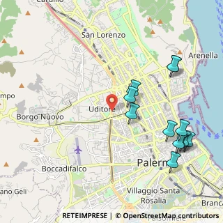 Mappa 90145 Palermo PA, Italia (2.64333)